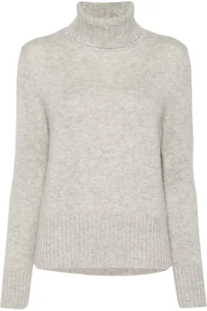 Allude Femme, Pulls, , Taille: 42 FR Pull à Col Roulé Côtelé