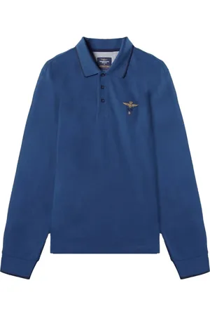 Aeronautica Militare Homme, Tops, Bleu, Taille: S Casual Polo