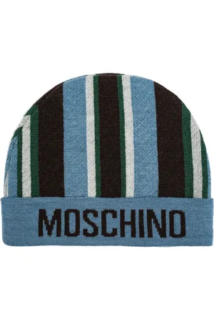 Moschino Unisex, Accessoires, Bleu, Taille: ONE Size Chapeau avec logo