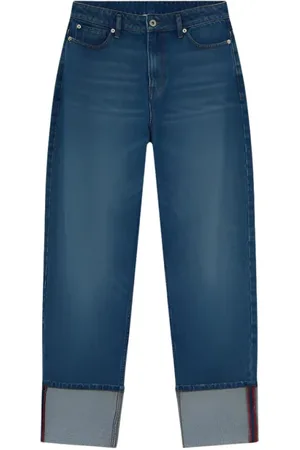 Halfboy Femme, Jeans, Bleu, Taille: W28 Medium Boyfriend Jeans