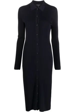 RAG&BONE Femme, Robes, Bleu, Taille: 36 FR Robe Midi Casual Bleue