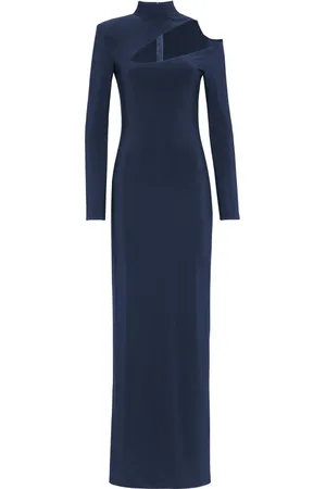 MVP Wardrobe Femme, Robes, Bleu, Taille: 34 FR Robe Longue Prometea