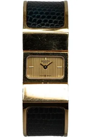 Hermès Femme, Pre-owned, Jaune, Taille: ONE Size Pre-owned Metal montres