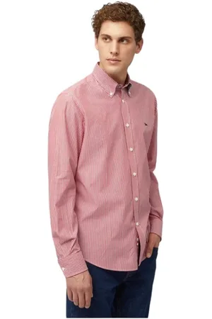 HARMONT&BLAINE Homme, Chemises, Rouge, Taille: L Chemise Mini Bâtonnets