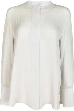 Giorgio Armani Femme, Blouses et Chemises, Blanc, Taille: 36 FR Collection de Chemises Élégantes