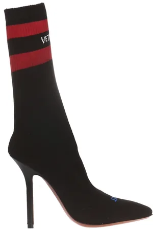 Vetements Femme, Chaussures, Noir, Taille: 37 EU Escarpins à talons avec chaussette