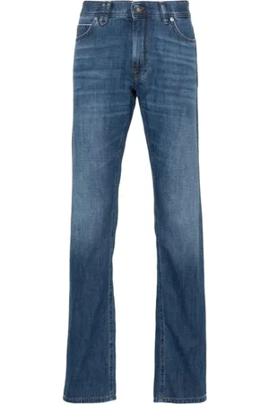 BRIONI Homme, Jeans, Bleu, Taille: W32 Jean Droit Bleu Style Décontracté
