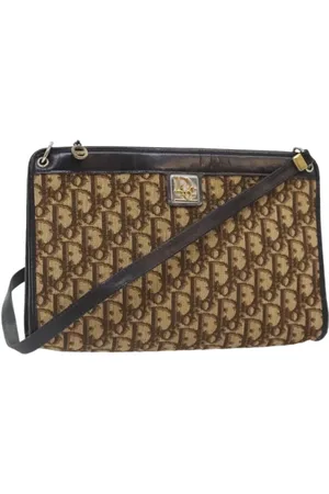 Dior Femme, Pre-owned, Brun, Taille: ONE Size Pre-owned Toile sacs-dior