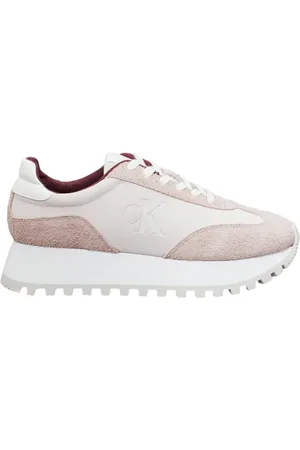Calvin Klein Femme, Chaussures, Rose, Taille: 39 EU Laceup Runner Baskets