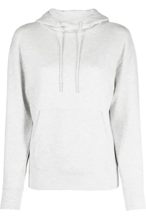 Vince Femme, Sweatshirts et sweats à capuche, Gris, Taille: 42 FR Sweat à Capuche en Coton Gris