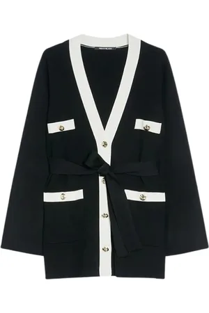 pennyblack Femme, Pulls, Noir, Taille: 36 FR Cardigan Élégant pour Femmes