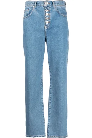 Moschino Femme, Jeans, Bleu, Taille: W25 Jean Droit Bleu Style Décontracté
