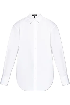 THEORY Femme, Blouses et Chemises, Blanc, Taille: 42 FR Chemise classique