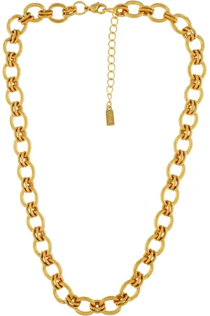Dansk Copenhagen Femme, Accessoires, Jaune, Taille: ONE Size Collier Étanche Plaqué Or