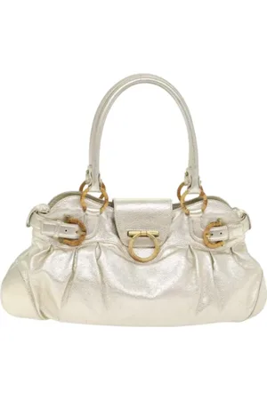Salvatore Ferragamo Femme, Pre-owned, Jaune, Taille: ONE Size Pre-owned Cuir sacs-main