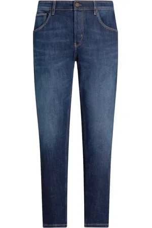 PT Torino Homme, Jeans, Bleu, Taille: W31 Jean en denim stretch avec coupe fuselée