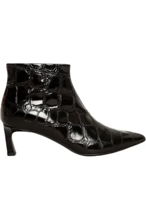 HALMANERA Femme, Chaussures, Noir, Taille: 40 EU Bottine en coco noir
