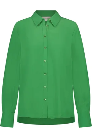 Fabienne Chapot Femme, Blouses et Chemises, Vert, Taille: 38 FR Salma Blouse