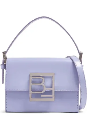 By Far Femme, Sacs, Bleu, Taille: ONE Size Sac à Bandoulière en Cuir Bluebell