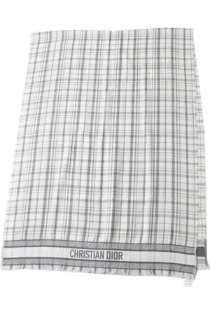 Dior Homme, Pre-owned, Blanc, Taille: ONE Size Pre-owned Soie foulards