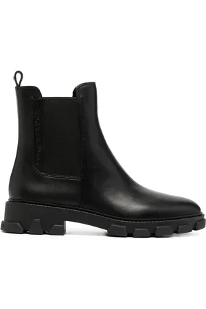 Michael Kors Femme, Chaussures, Noir, Taille: 40 EU Bottine en cuir noir