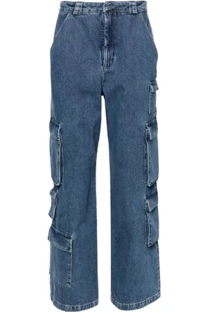 Axel Arigato Femme, Jeans, Bleu, Taille: W29 Jean Cargo Droit Bleu