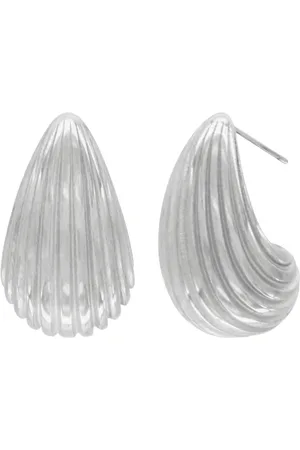 Dansk Copenhagen Femme, Accessoires, Gris, Taille: ONE Size Boucles doreilles en argent Ripple Paisley étanches