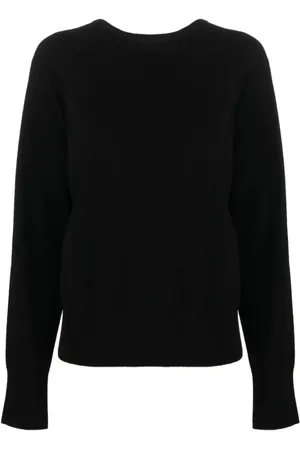 Vince Femme, Pulls, Noir, Taille: 38 FR Pull en Cachemire Noir Style Décontracté