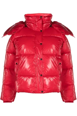 Calvin Klein Femme, Vestes, Rouge, Taille: 36 FR Doudoune large rouge