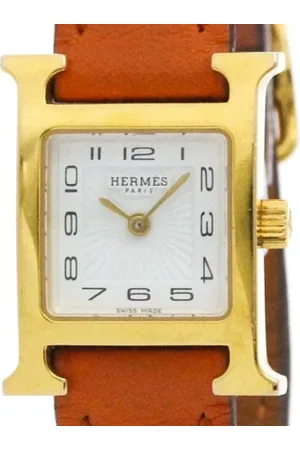 Hermès Femme, Pre-owned, Blanc, Taille: ONE Size Pre-owned Metal montres