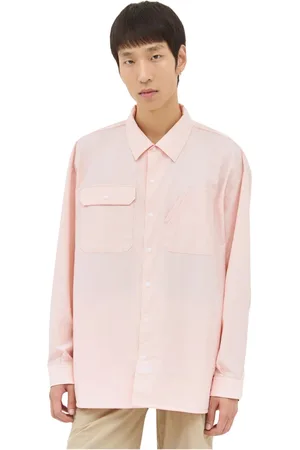 Dickies Homme, Chemises, Rose, Taille: XL Chemise de travail oversize avec panneau arrière