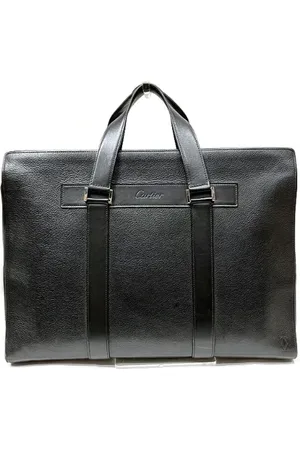 Cartier Homme, Pre-owned, Noir, Taille: ONE Size Pre-owned Cuir sacs-main