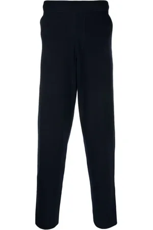BRIONI Homme, Pantalons, Bleu, Taille: XL Pantalon Casual en Cuir Bleu