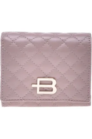 BALDININI Femme, Accessoires, Violet, Taille: ONE Size Wallet in black nude leather leather
