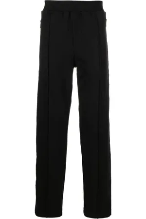 VERSACE Homme, Pantalons, Noir, Taille: L Pantalon en Coton Noir Doux Activewear