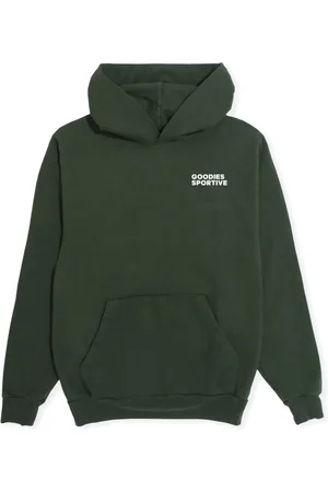 Goodies Sportive Homme, Sweatshirts et sweats à capuche, Vert, Taille: L Sweat à capuche Athleisure Vert