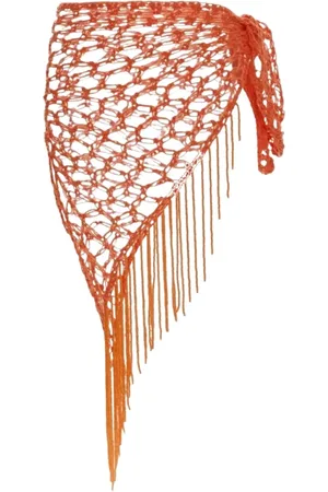 Agua by Agua Bendita Femme, Maillots de bain, , Taille: ONE Size Pareo au crochet avec des franges perlées