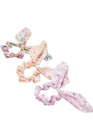 LOVESHACKFANCY Unisex, Accessoires, Multicolore, Taille: ONE Size Élastiques à cheveux floraux avec nœuds