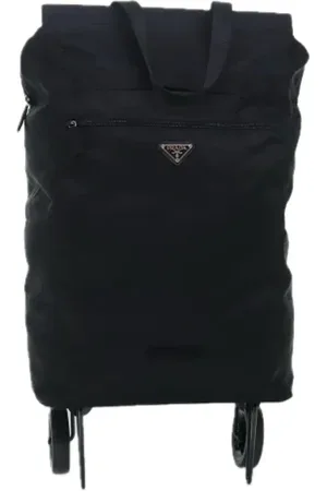 Prada Femme, Pre-owned, Noir, Taille: ONE Size Pre-owned Nylon sacs-de-voyage