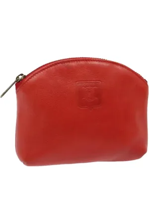 Céline Femme, Pre-owned, Rouge, Taille: ONE Size Pre-owned Cuir trousses-de-toilette