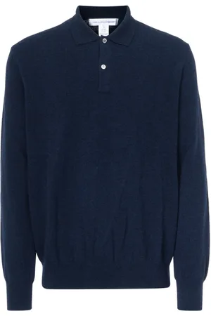 Comme des Garçons Homme, Tops, Bleu, Taille: M Pull en Tricot Marine