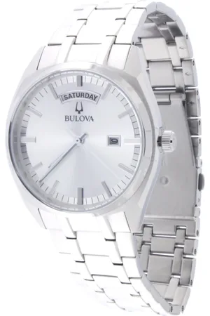 BULOVA Femme, Accessoires, Gris, Taille: ONE Size Uomo - 96C127 - Surveyor Day Date