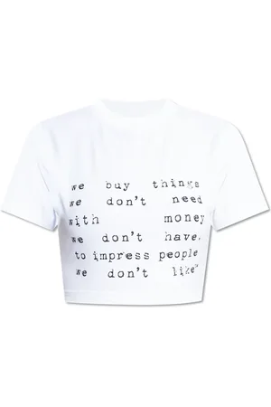 Vetements Femme, Tops, Blanc, Taille: 36 FR T-shirt imprimé
