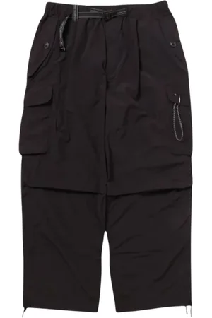 and wander Homme, Pantalons, Noir, Taille: M Pantalon Cargo Oversize avec Genoux Articulés