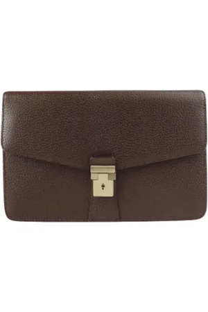 Salvatore Ferragamo Unisex, Pre-owned, Brun, Taille: ONE Size Pre-owned Cuir pochettes-minaudieres