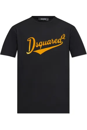 Dsquared2 Homme, Tops, Noir, Taille: S T-shirt avec Logo en Finition Velours