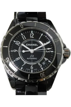 CHANEL Homme, Pre-owned, Noir, Taille: ONE Size Pre-owned Acier inoxydable montres