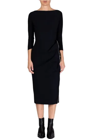 CHIARA BONI Femme, Robes, Noir, Taille: 46 FR Robe en jersey stretch