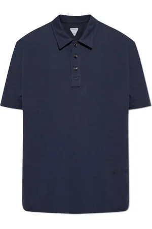 Bottega Veneta Homme, Tops, Bleu, Taille: M Polo avec Col