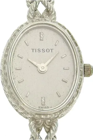 Tissot Femme, Pre-owned, Gris, Taille: ONE Size Pre-owned Metal montres